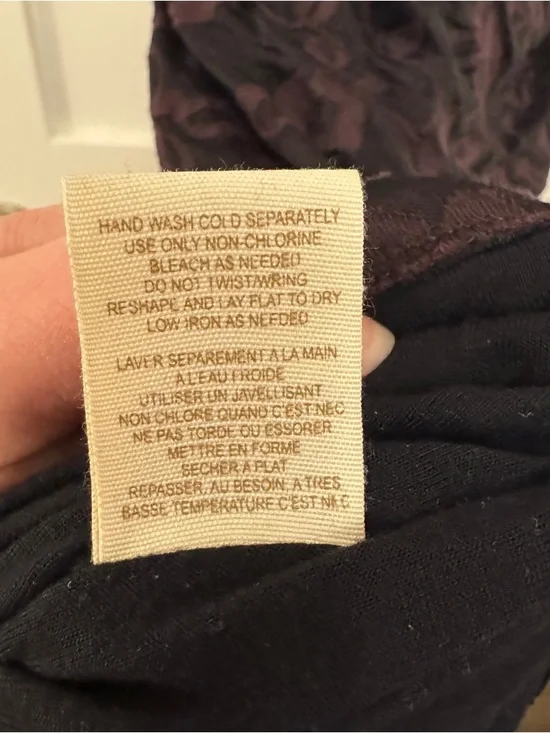 Free People Burgundy and Black Lace Mini Dress Ruched Sides Key Hole Back Med - Picture 12 of 12